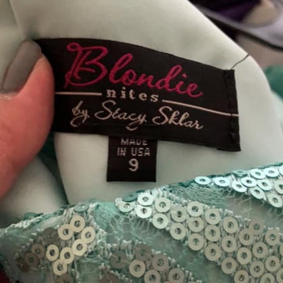 Turquoise Ballgown Prom Dress - Picture 5 of 5